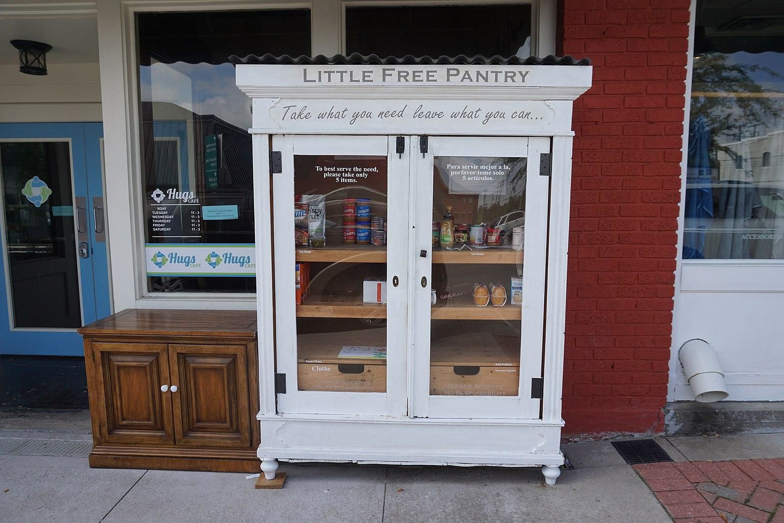 Check out Little Free Pantries